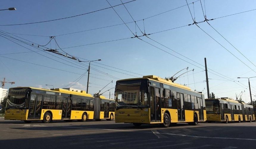 31 тролейбус Київ на маршруті