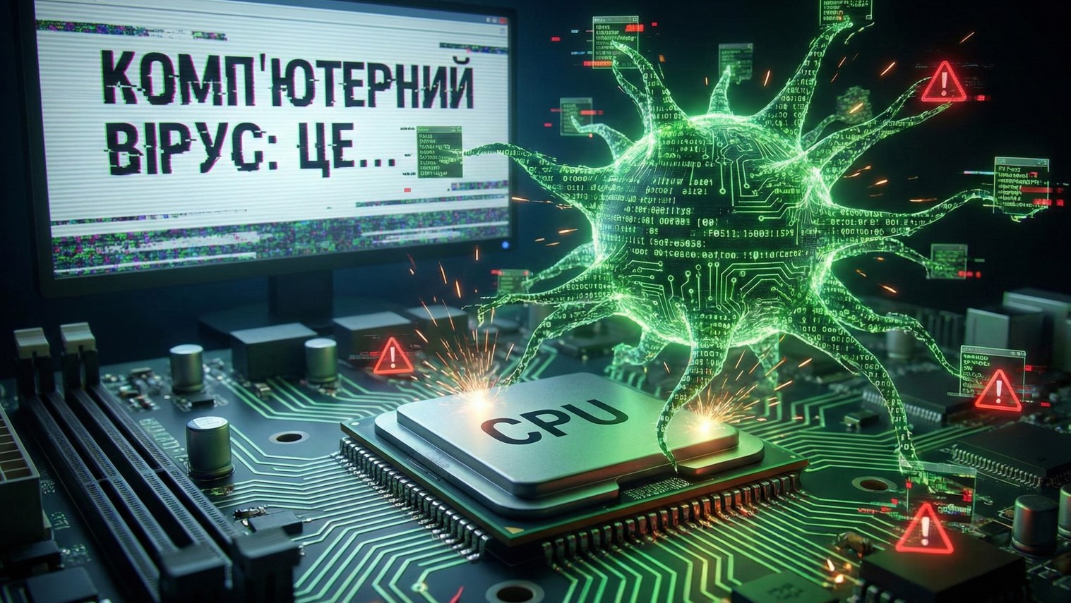 комп'ютерний вірус це