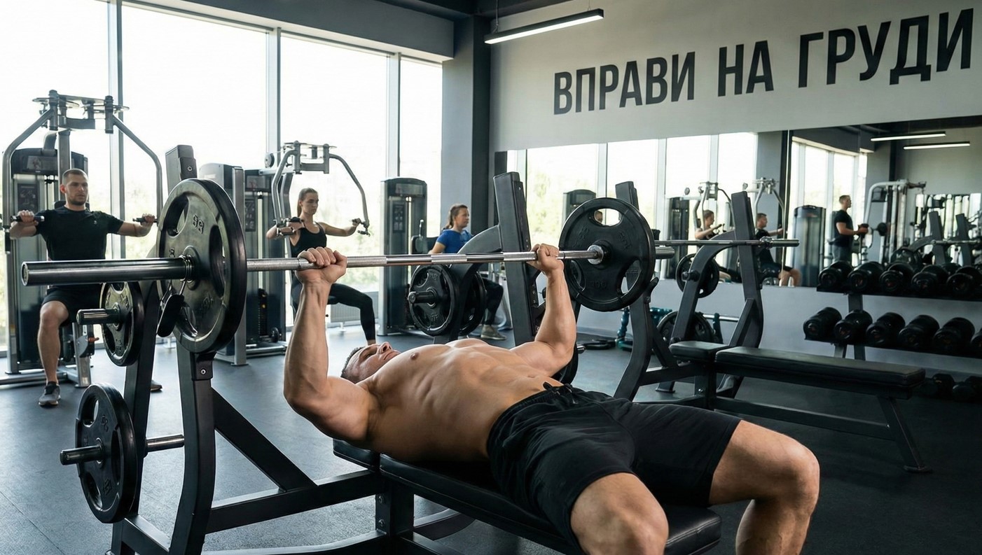 вправи на грудь