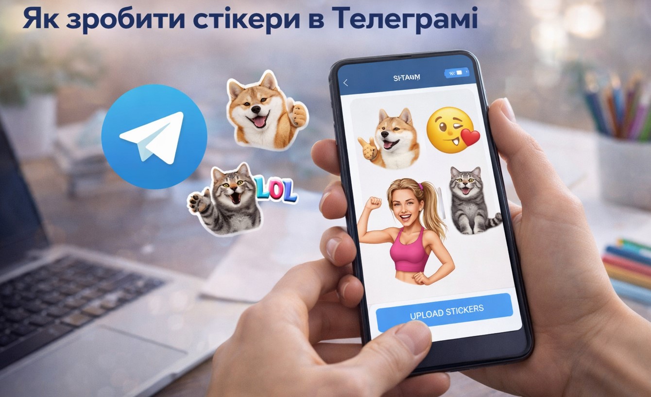 як зробити стікери в телеграмі