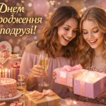 з днем народження подрузі