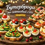 Бутерброди на святковий стіл рецепти