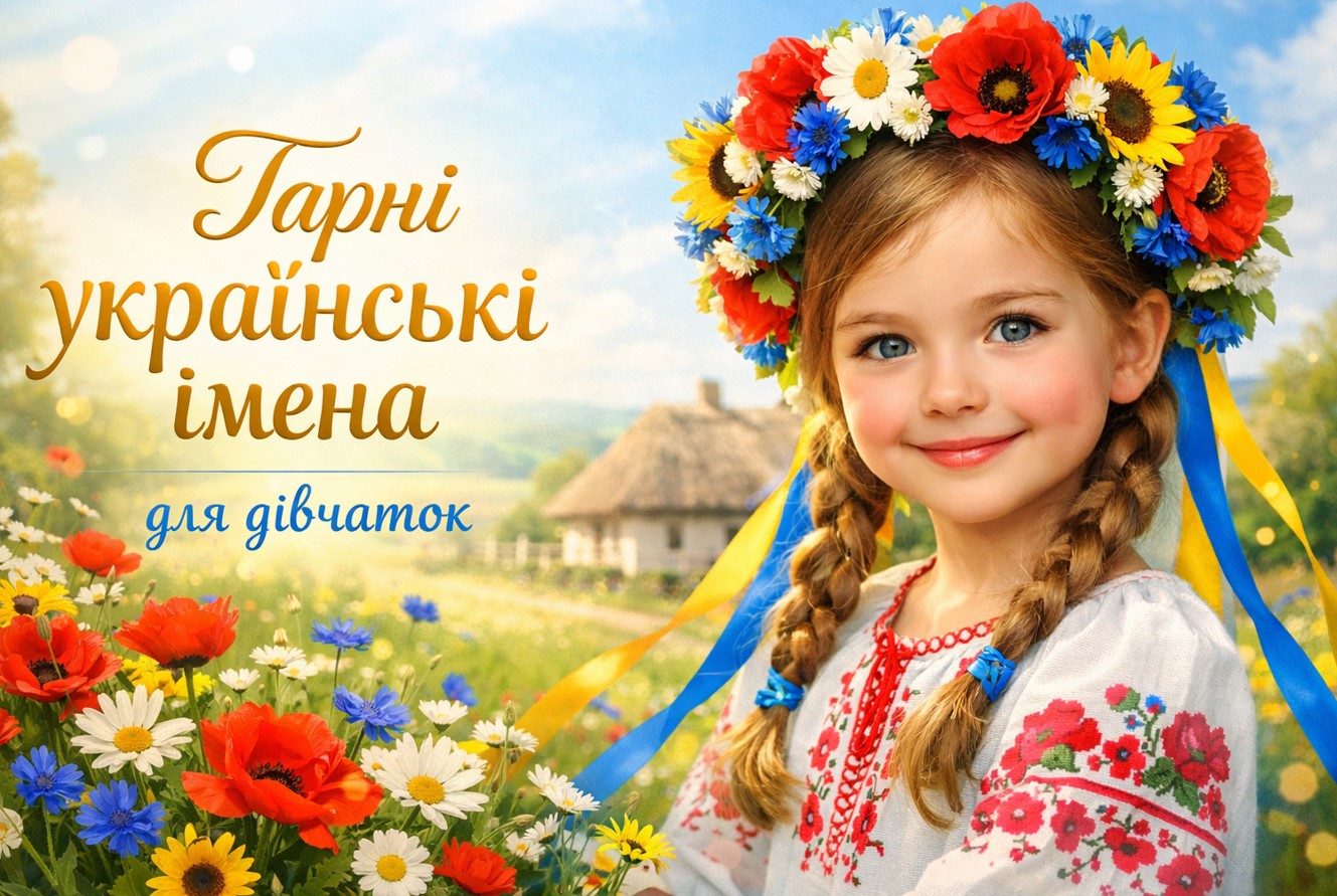 гарні українські імена для дівчаток
