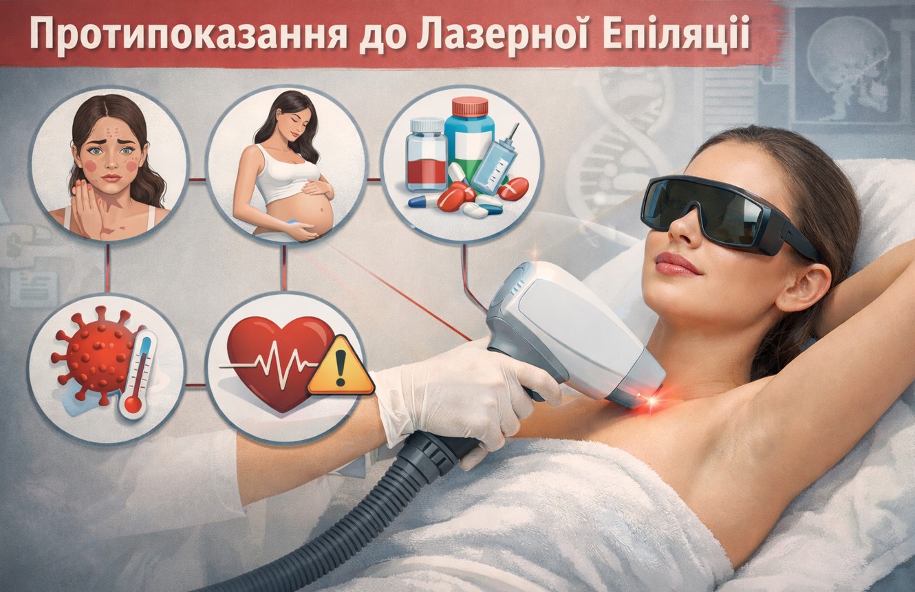 протипоказання до лазерної епіляції
