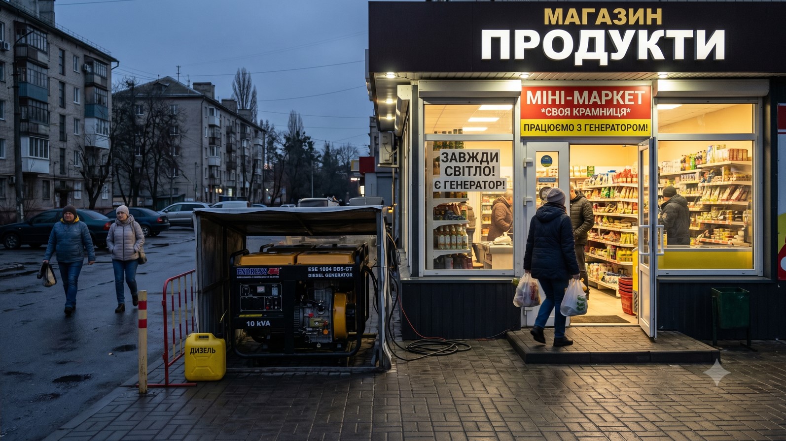 дизельні генератори
