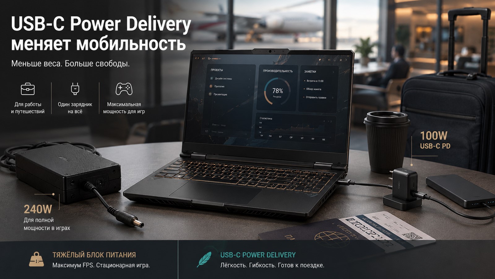 USB-C Power Delivery Asus TUF